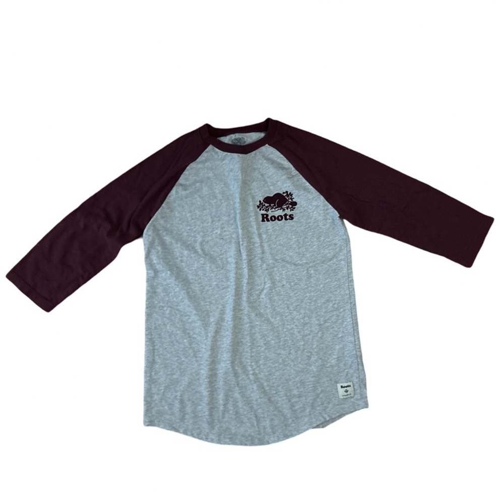 Roots 3/4 sleeve tshirt - size XS